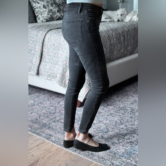 Frame 28 Jeans Le Skinny de Jeanne Stretch Charcoal - Picture 3 of 8